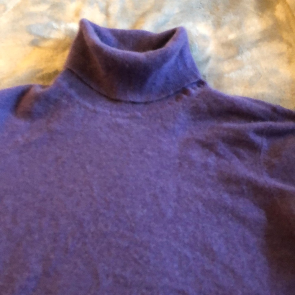 Purple cashmere sweater